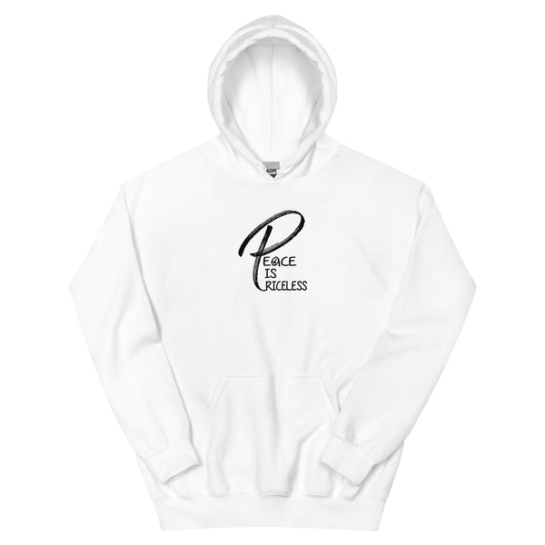 Black logo white Hoodie